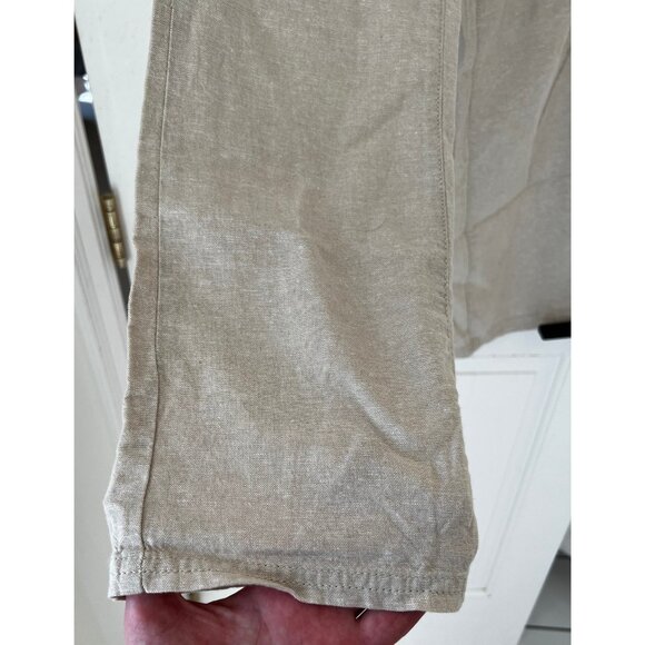 NWT Old Navy Kids Linen Blend Pants | Size M (8) | Beige - Picture 6 of 7